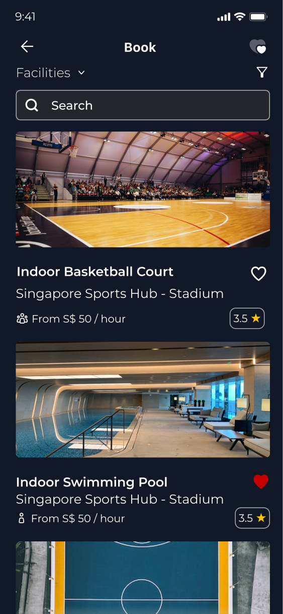 Dark mode screen
